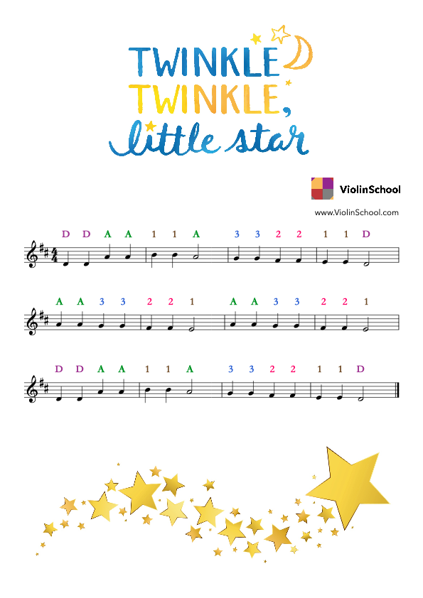 twinkle twinkle little star violin